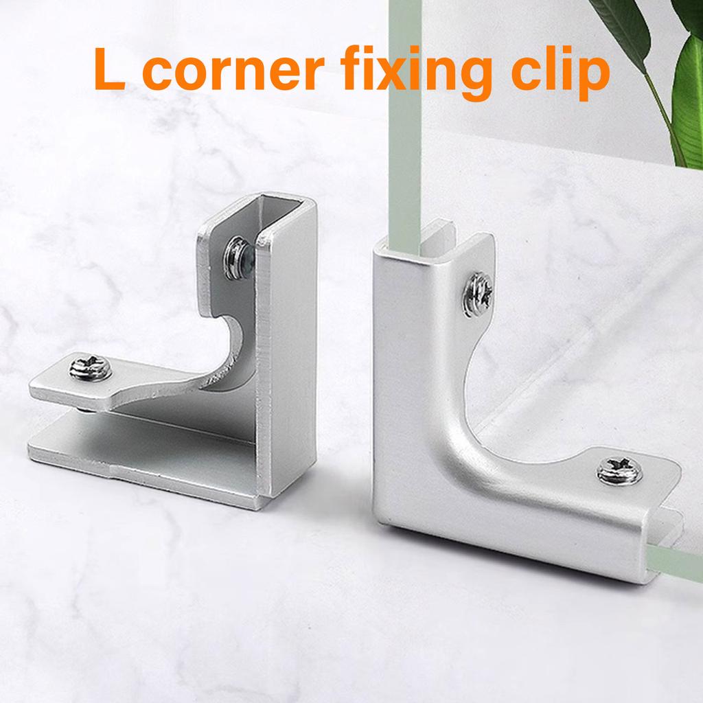 8pcs Tile Connector Clips Aluminum Corner Tile Joining Clip for Easy & Secure Tile Installation in Kitchens & Bathroom
