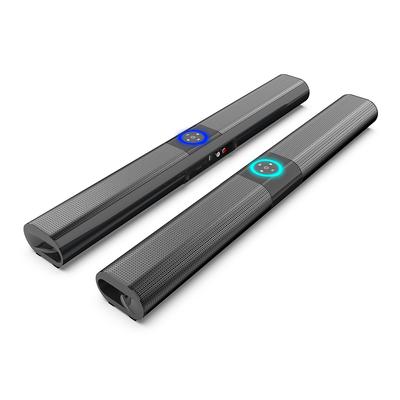 Soundbar-luidsprekers RGB Kleurrijk licht Draadloos Bluetooth Home Theater Geluidssysteem Stereo met Tf FM-radio Audio TV Subwoofer Draadloze echomuur