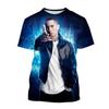Summer Fashion Trend Hip-hop Novel Personality 3D Printed T-shirt Neutral Casual Comfortable Round Neck Short Sleeved T-shirt