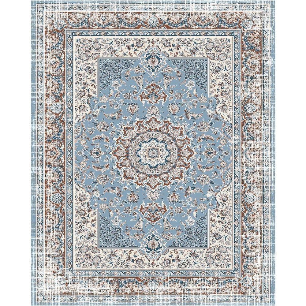 Vintage Klassischer Boho Bereichsteppich Wohnzimmer Schlafzimmer Küche Balkon Flur Eingang Teppiche Rutschfest Schmutzabweisend Waschbare Matte