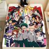 My Hero Academia Bunte Überwurfdecke - Mit Izuku Midoriya, Katsuki Bakugo, Uraraka Ochako & Shoto Todoroki - Weich Plüsch