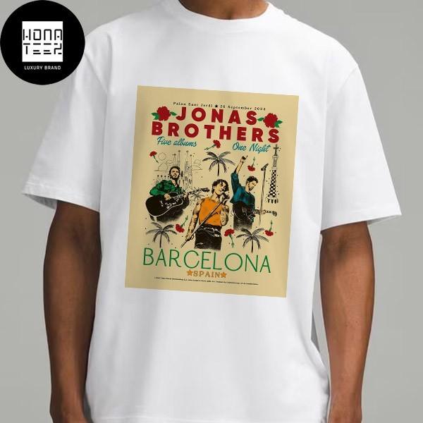 Jonas Brothers Five One Night Tour S-234XL shirt Gift Funny A697 XXL