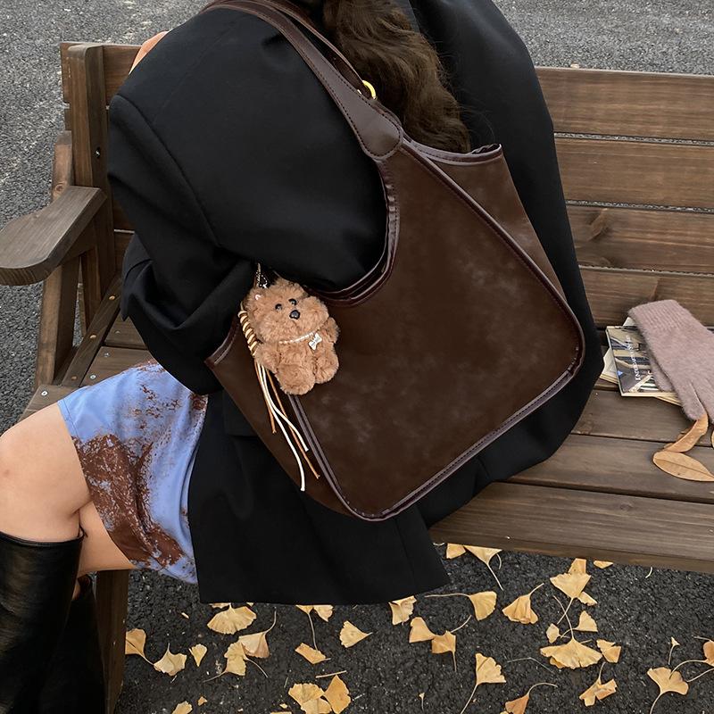 Exquisite Versatile Leather Single Shoulder Portable Large Capacity Fashion Temperament Foreign Premium 2025 Autumn Women's Tote Bag