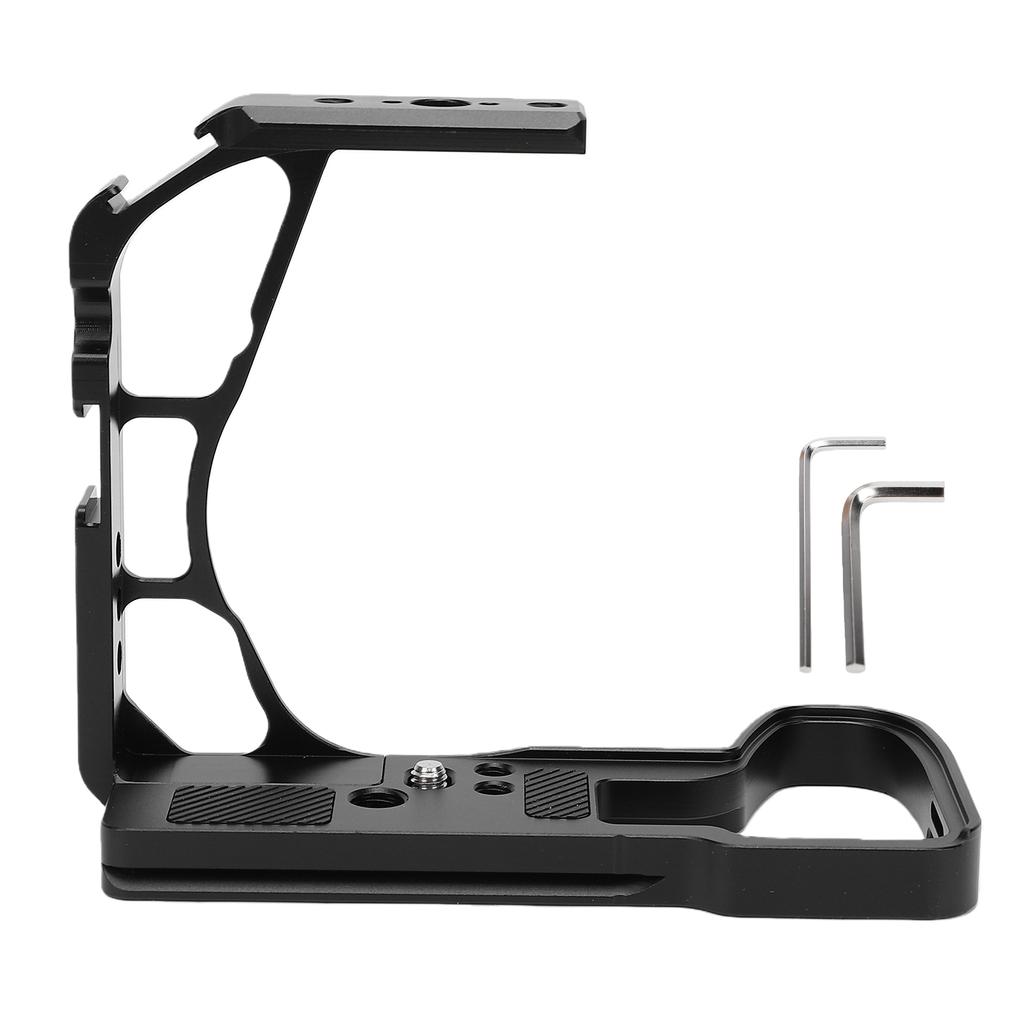 Camera Cage Fit for S1RII S1II S1IIE Cameras Aluminum Alloy Camera Cage with 1 4 Inch Screw Hole 3 8 Inch Locating Hole