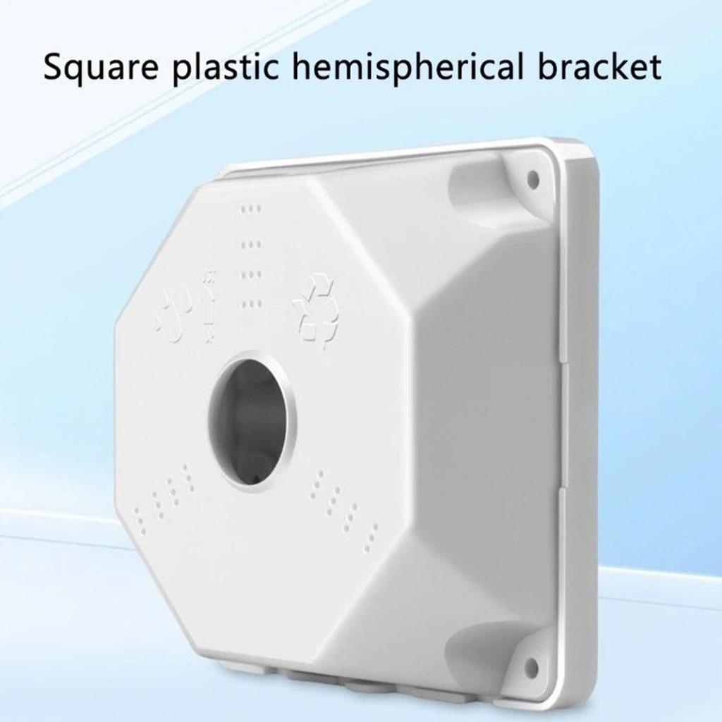 Ceiling Junction Box 3.5Inch Indoor Square Cameras Junction Base Box Removable Cable Organization For Home Garage Indoor Office