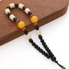 Manico con Corda per Appendere in Perline di Legno con Ali 12-14cm per Fai da Te Gioielli Artigianato Decorazione Accessori