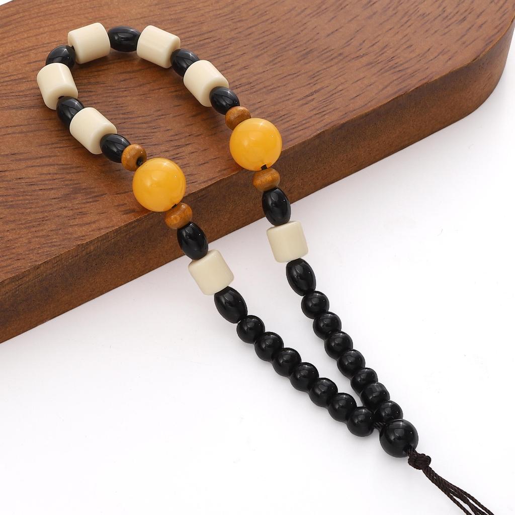 Manico con Corda per Appendere in Perline di Legno con Ali 12-14cm per Fai da Te Gioielli Artigianato Decorazione Accessori
