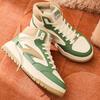 Anta 982 Fleece Comfortable Warm Non-Slip High-Top Sneakers Women Sneakers White Beige Green 122448961-3