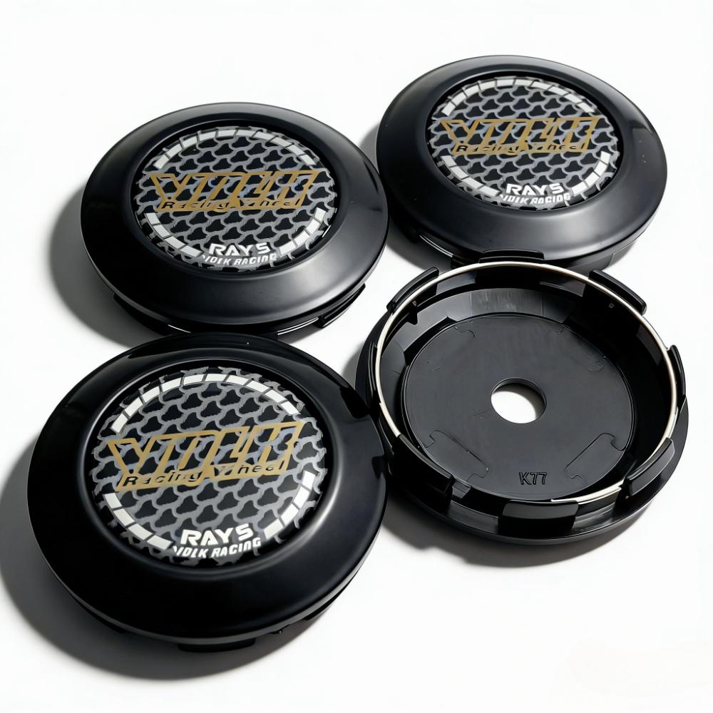 

4pcs 77MM Clip 72MM JDM Epoxy Resin VOLK Logo Emblem Car Wheel Center Caps Rim Hubcaps Dust Cover Wheels Hub Cap Car Accessories Epoxy Resin VOLK&4pcs K77 Wheel Caps