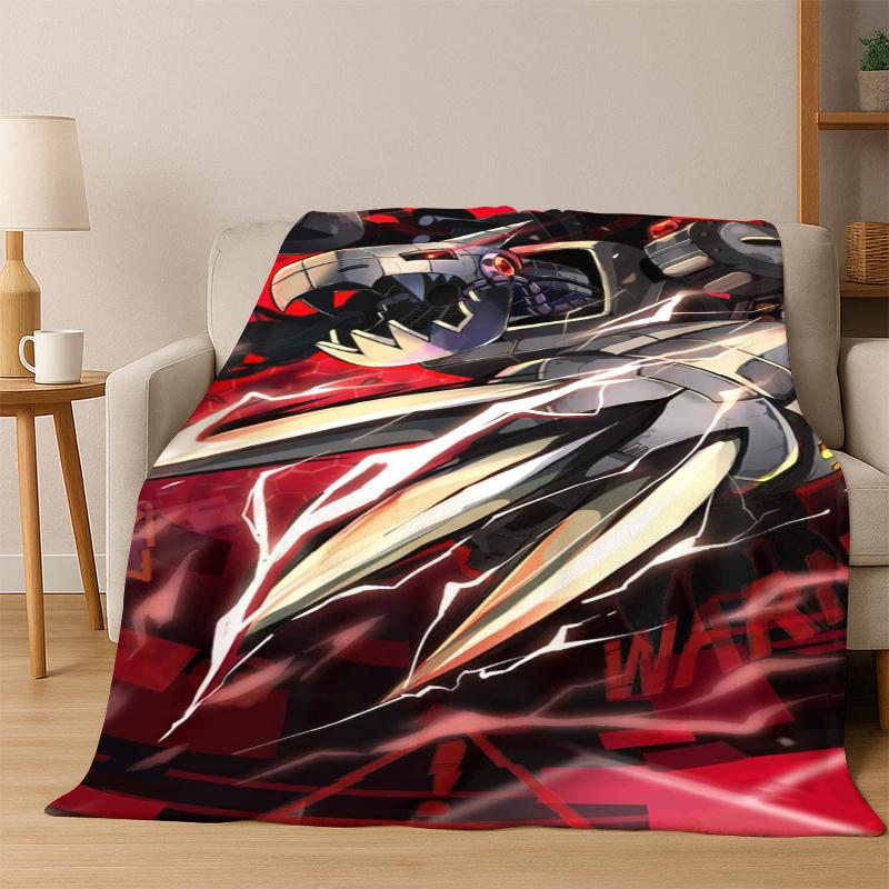 3D Digimon Adventure Angewomon Agumon Cartoon Flannel Blanket Soft Warm Blanket Throw Blanket for Bedroom Living Room Bed