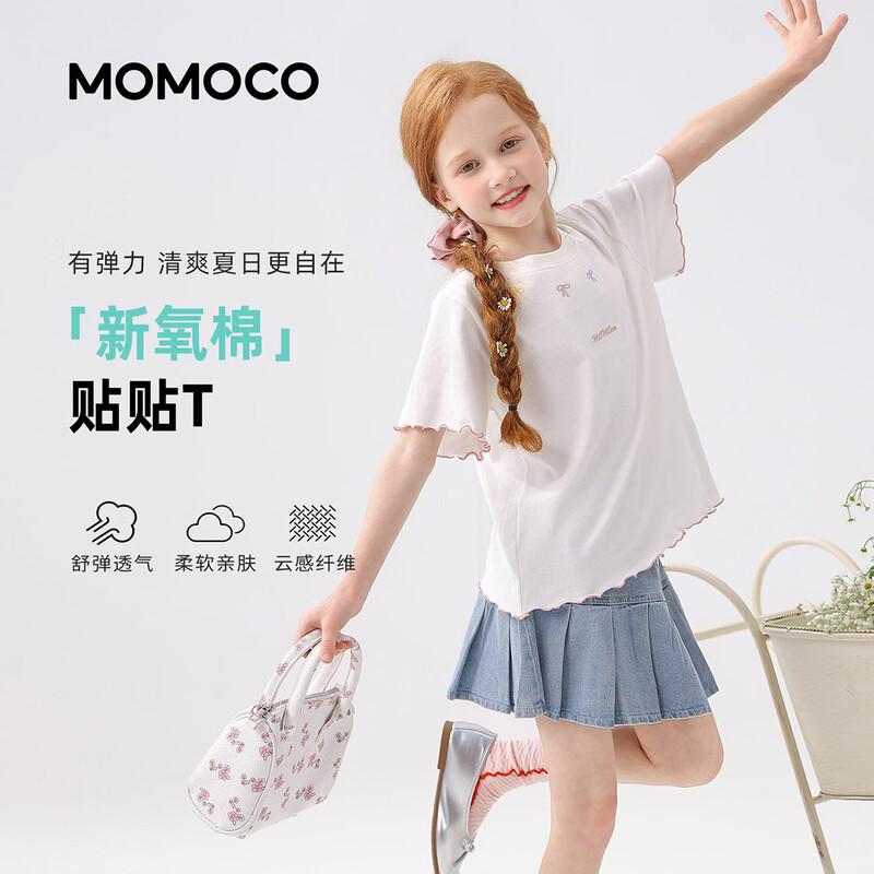MOMOCO Girls  Summer Short-Sleeve T-Shirt 130