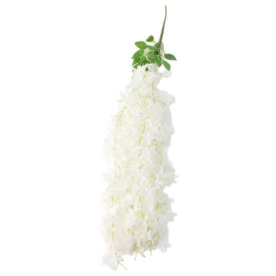 Wall Mounted Rattan Easy Care Decoration Multicolor Beautiful Simulation Wisteria Fake Flower for Balcony