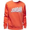 Flight MVP Graphic Fleece Crewneck Sweatshirt Orange Unisex Streetwear DV7588-817