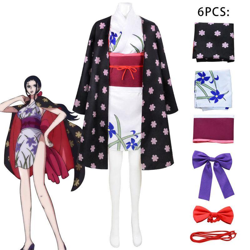 

Косплей костюм Робин в кимоно из арки Онигасима One Piece, Аниме Николь Робин, Костюм для косплея, В наличии Ghost Island Chapter Robin Kimono XS