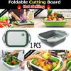 4 In 1 Multi-Board No More Tools Drain Basket Foldable for Kitchen Fruit Vegetables