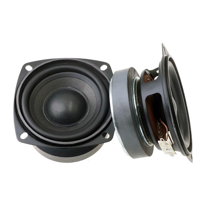 3 Inch Subwoofer Speaker 78Mm 4 15W Convex Cap Bass Square Woofer Dual Magnetic Speaker Diy Bookshelf Home Speakers