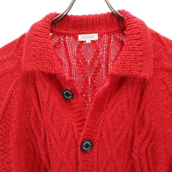 MACKINTOSH PHILOSOPHY Sanyo Shokai Long sleeve knit cardigan 40 Alan Men's Used