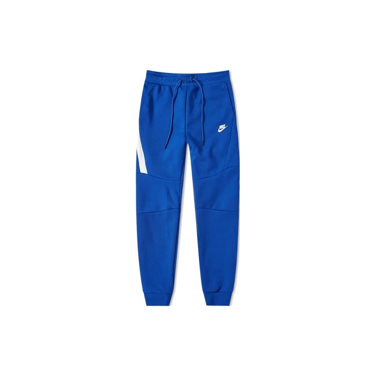 

Nike Colorblock Drawstring Knit Joggers Men Bottoms Indigo 805162-438 XL