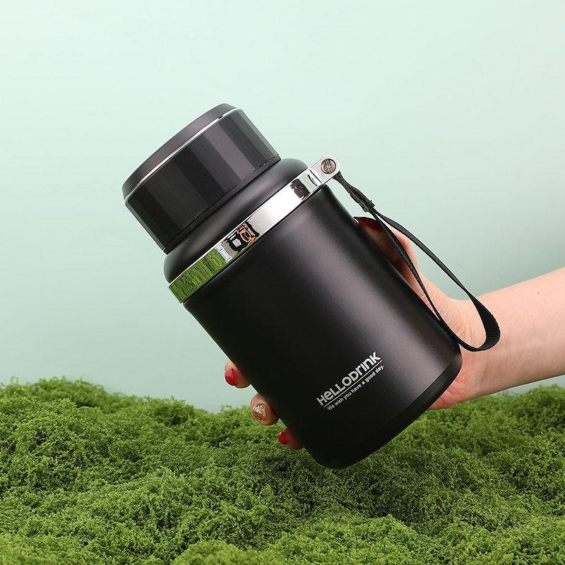 Large-Capacity Thermos Cup 316 Stainless Steel Tea Cup Outdoor Portable Water Cup 1 Liter Travel Sports Water Bottle 1500