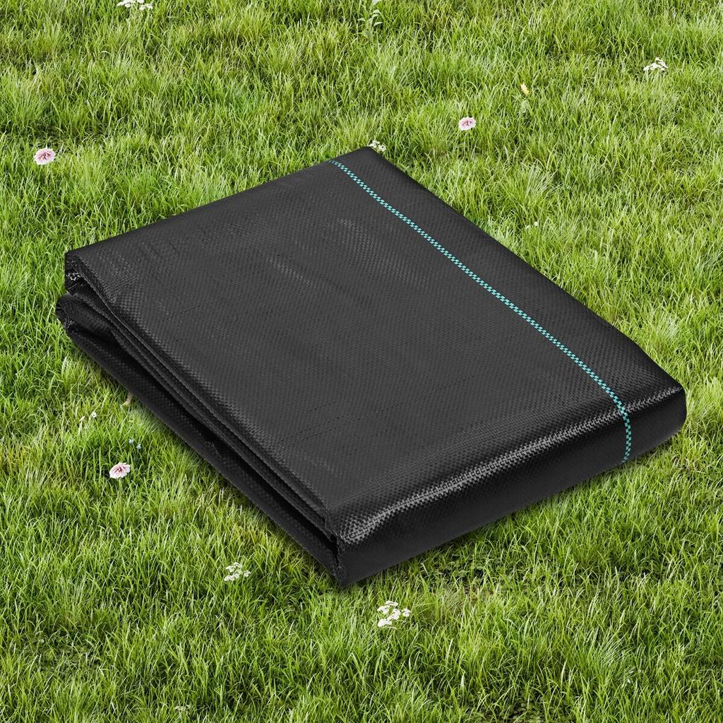 Weed Barrier Landscape Fabric, 4*100FT Heavy Duty Garden Weed Fabric, Woven PP Weed Control Fabric, Driveway Fabric, Geotextile Fabric for