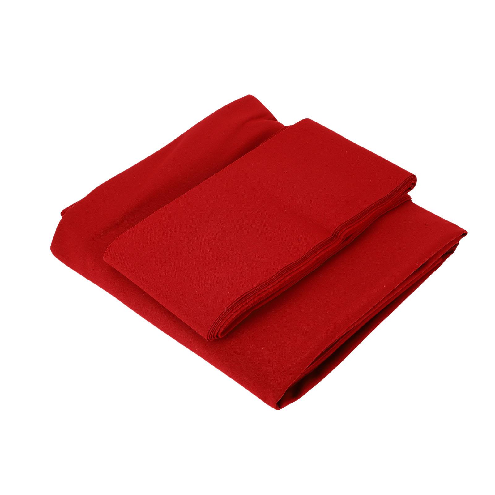 

Бильярдное сукно 8,53 фута Сукно для пула с 6 полосками ткани для дома, клубов, баров, игра в помещении, игра один Red