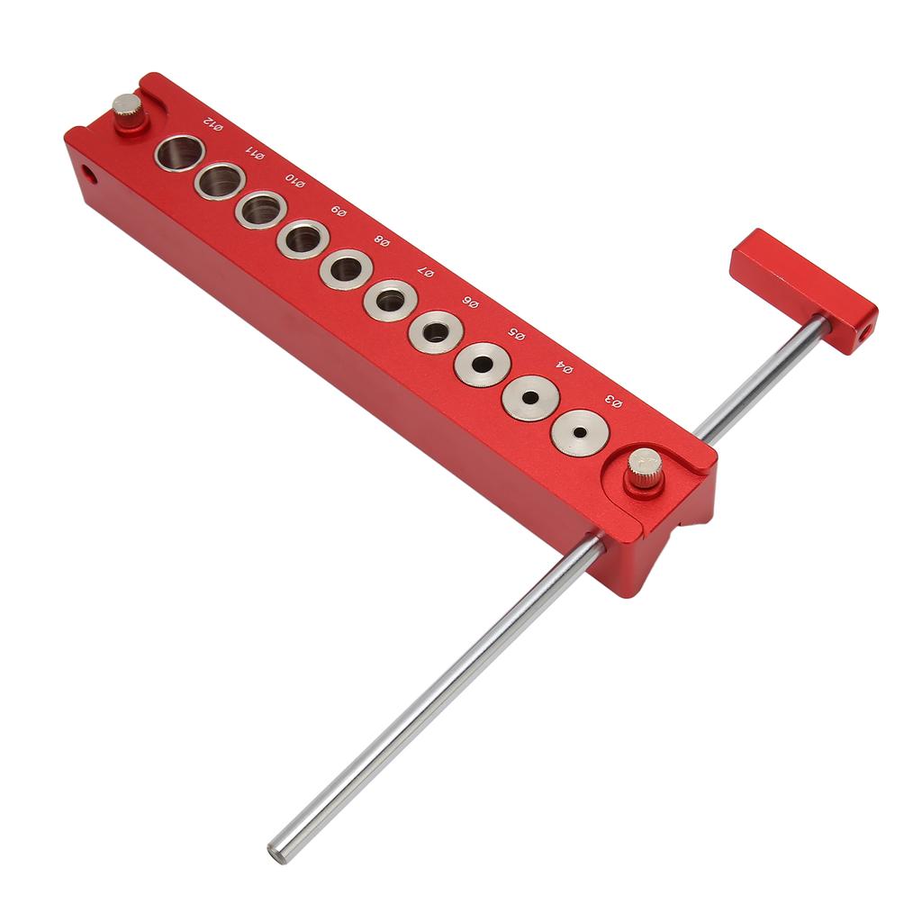 Bohrlochlehre Holzdübel Lochstanze Locator 10 in 1 45 Grad 90 Grad Aluminiumlegierung Bohrhilfe für Holzbearbeitung