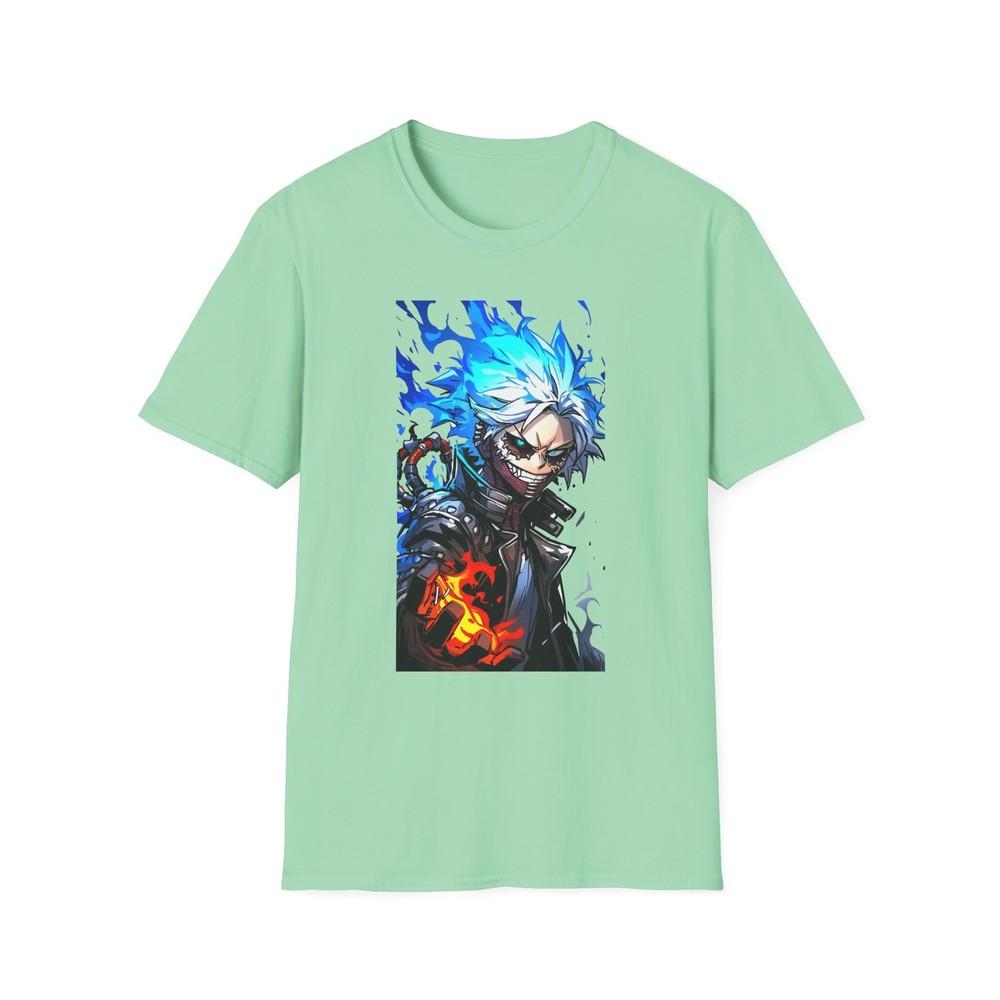 Anime Soft TShirt Dabi Toya Todoroki 2 Unisex Jl Anime Front Printed Tee S