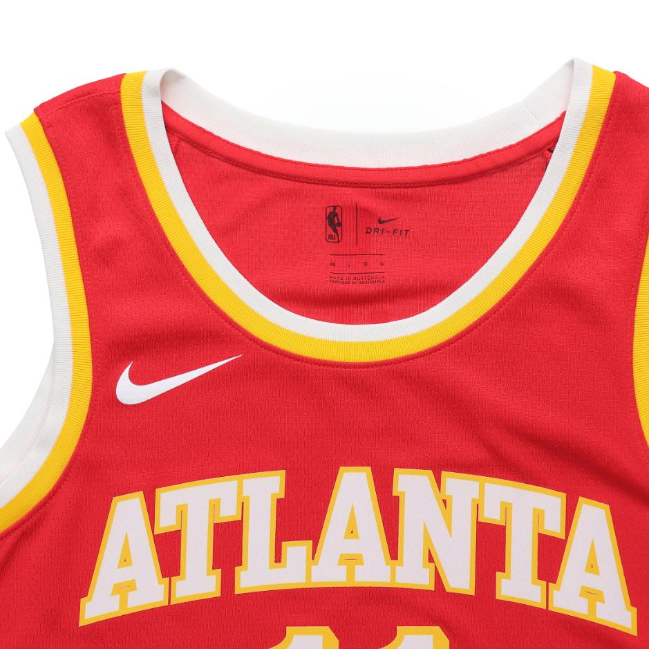 New Nike Basketball Jerseys SW Fan Edition 20 Season Atlanta Hawks Trae Young Size 11 Men's Red CN8007-661