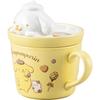 San Art Sanrio Pom Pom Purin Insulated with 12 x 13 230 Latte Art Birthday Mug, Lid, Approx. cm, mL, Mug, Merchandise, Gift, Yellow, SAN4551-5