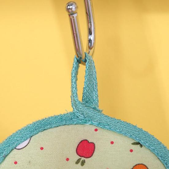 Hanging Towel for Hand Drying Cleaning Towel with Hanging Ring Absorbent Towel for Bathroom Kitchen Wiping