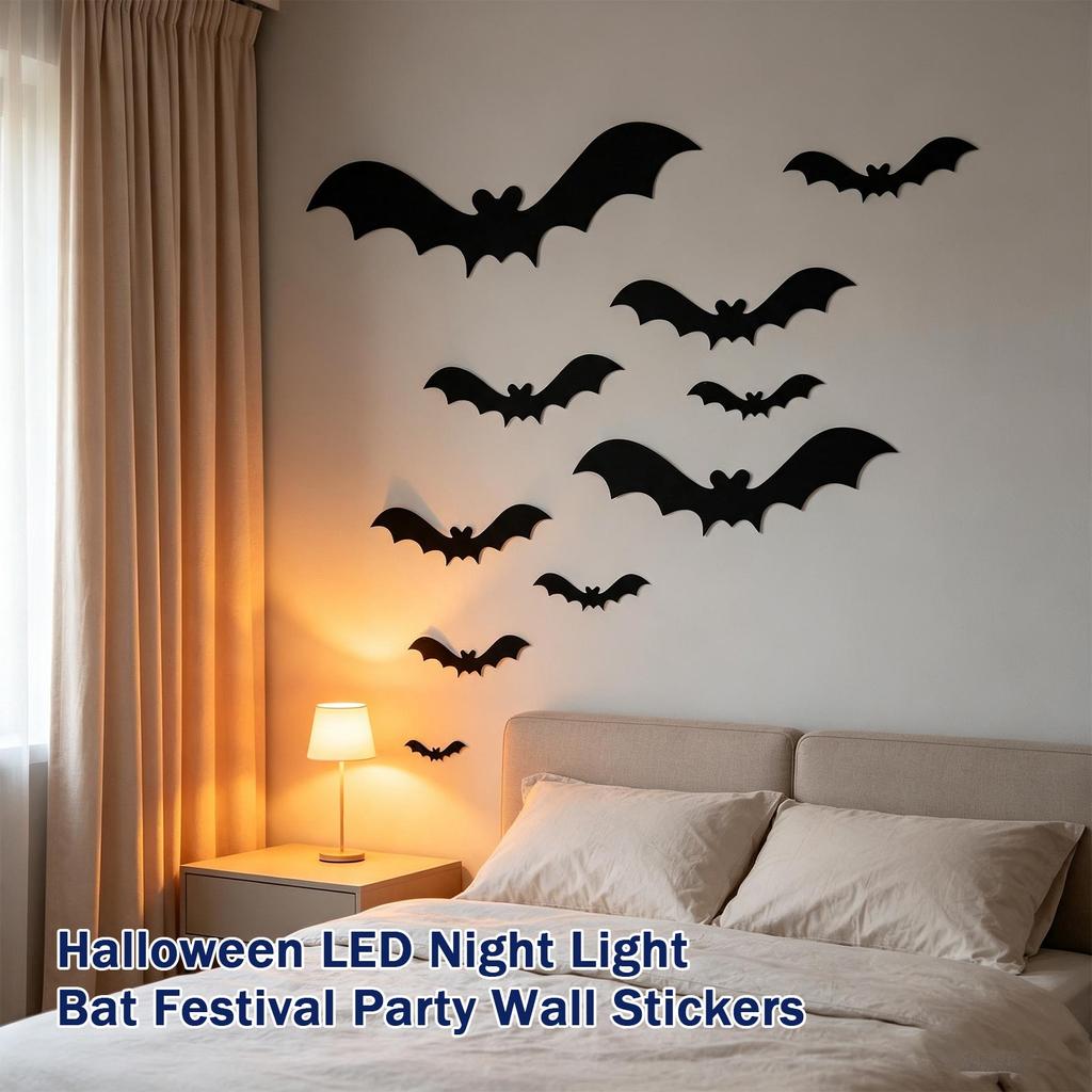 Halloween Glowing Wall Decorations for Indoor Party