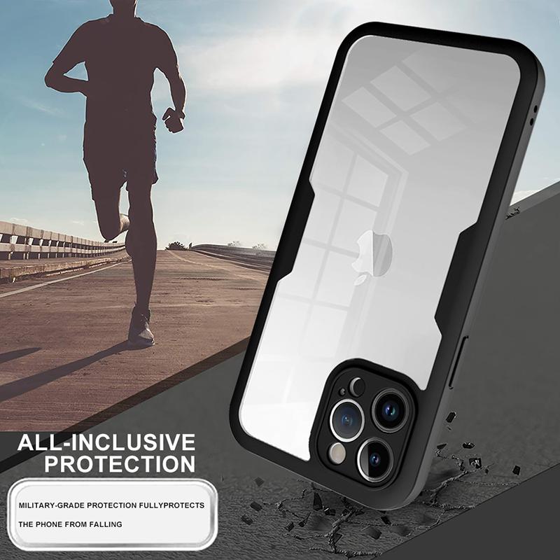 For Iphone 17 360°All Inclusive Protective Case Soft TPU+ PC Bumper Phone Case For Iphone 17 Pro Max Transparent Cover 17 Air