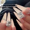 Zircon Rhinestone Nail Art – Blindingly Shiny, Handmade Long Right Angle Rhinestone Ball Pigeon Egg Decoration