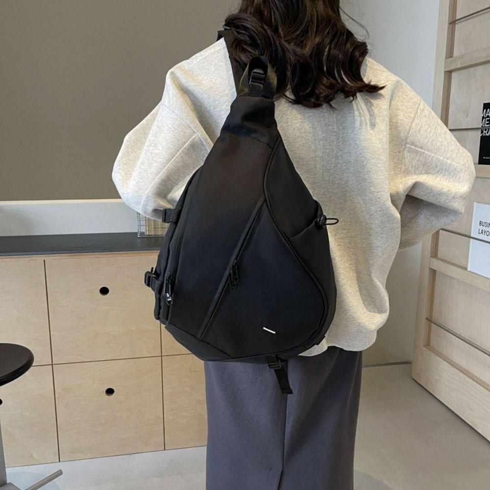 Nylon-Sport-Brusttasche, Fitness-Schultertasche, einfache Umhängetasche für Jungen