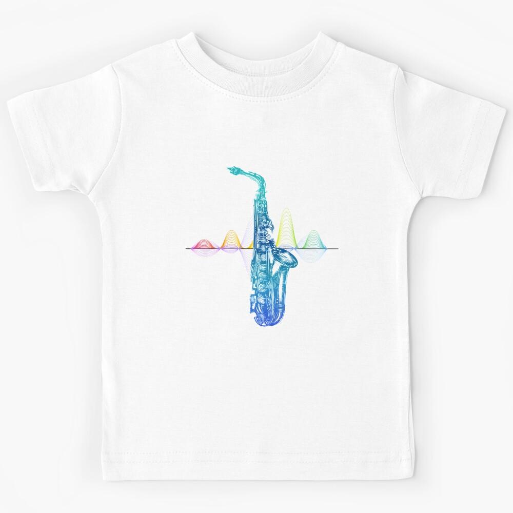 Song Wave Saxophone Kids T-Shirt 160