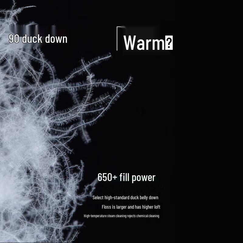 Jinyujie Damen Leichte 90% Entendaunen Stehkragen Pufferjacke