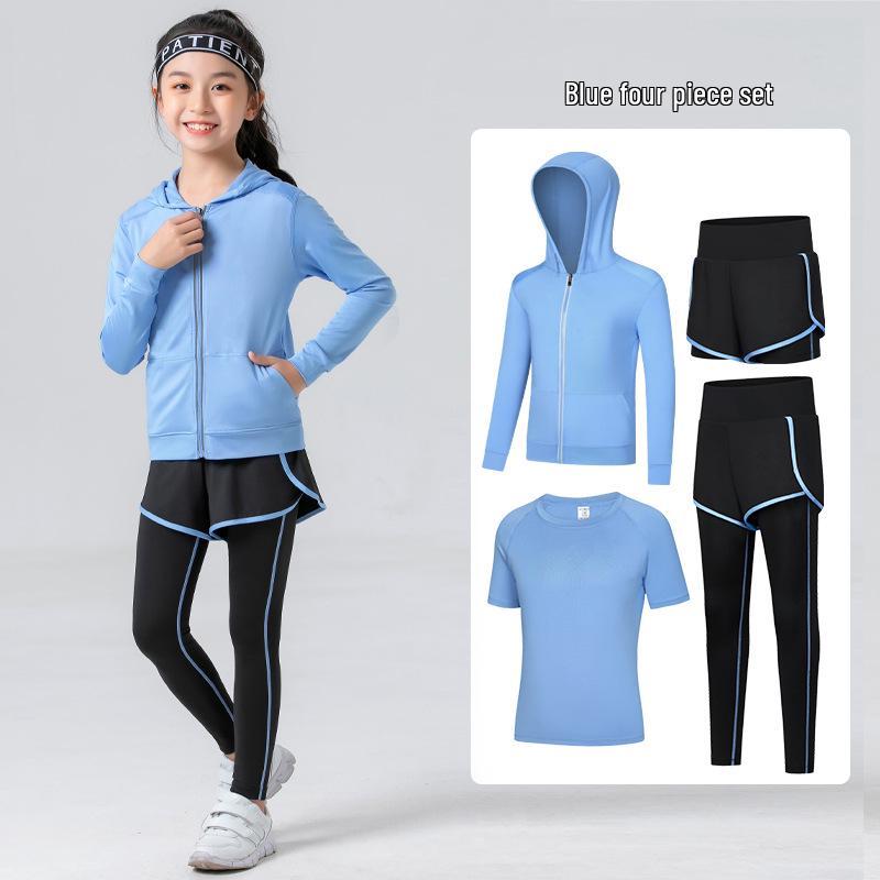 Unisex Quick-Dry Sports Set: Basketball, Football, Fitness, Running, Yoga - Men's/Women's/Children's Autumn & Winter Training Gear
