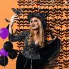 Hanging Halloween Party Backdrop Easy To Install Photo Booth Props Streamers Curtains  Thanksgiving