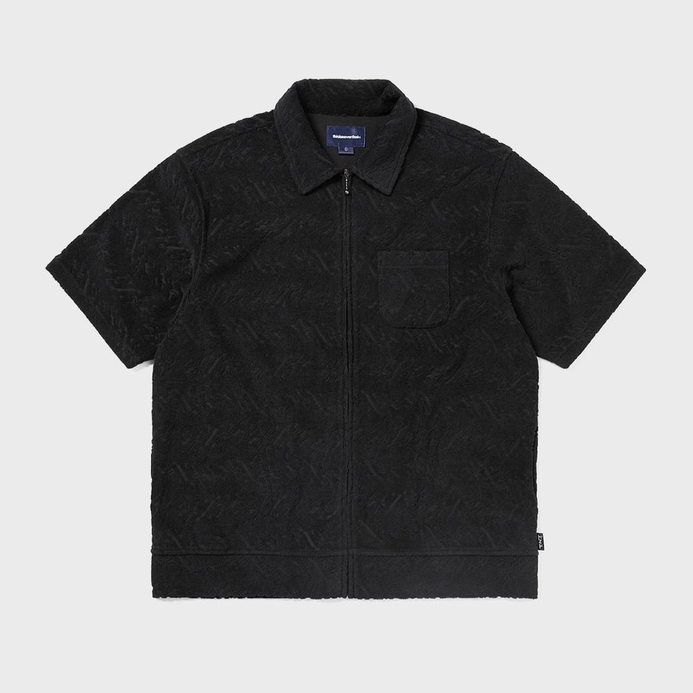 ЭТО Никогда Не То Терри С С Рубашка на Молнии Черная S