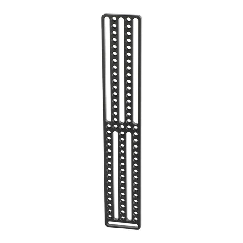 Professional Metal Camera Mounting Cheese Plate with 30mm Extension and Multiple 1/4 Thread Holes for Gear Installation