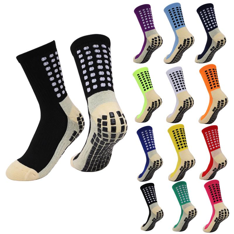 Anti-Slip Mid-Calf SoccerGrip Professional Soccer Socks - Wear-Resistant Sports Gear