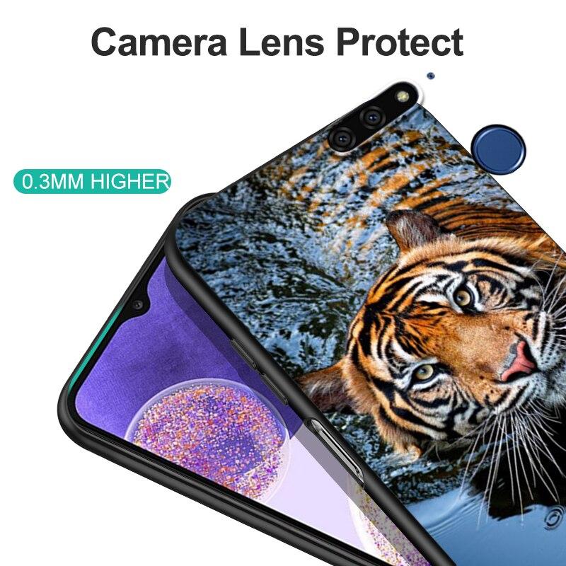 For Honor 7C 5.7 Inch Case Soft Back Cover Phone Case For Huawei Honor 7c Aum-L41 Silicon Black Tpu Case Lion Wolf Tiger Dragon