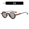 New Retro Small Round Punk Women Sunglasses Fashion Green Shades UV400 Trending Men Leopard Sun Glasses lentes de sol hombre