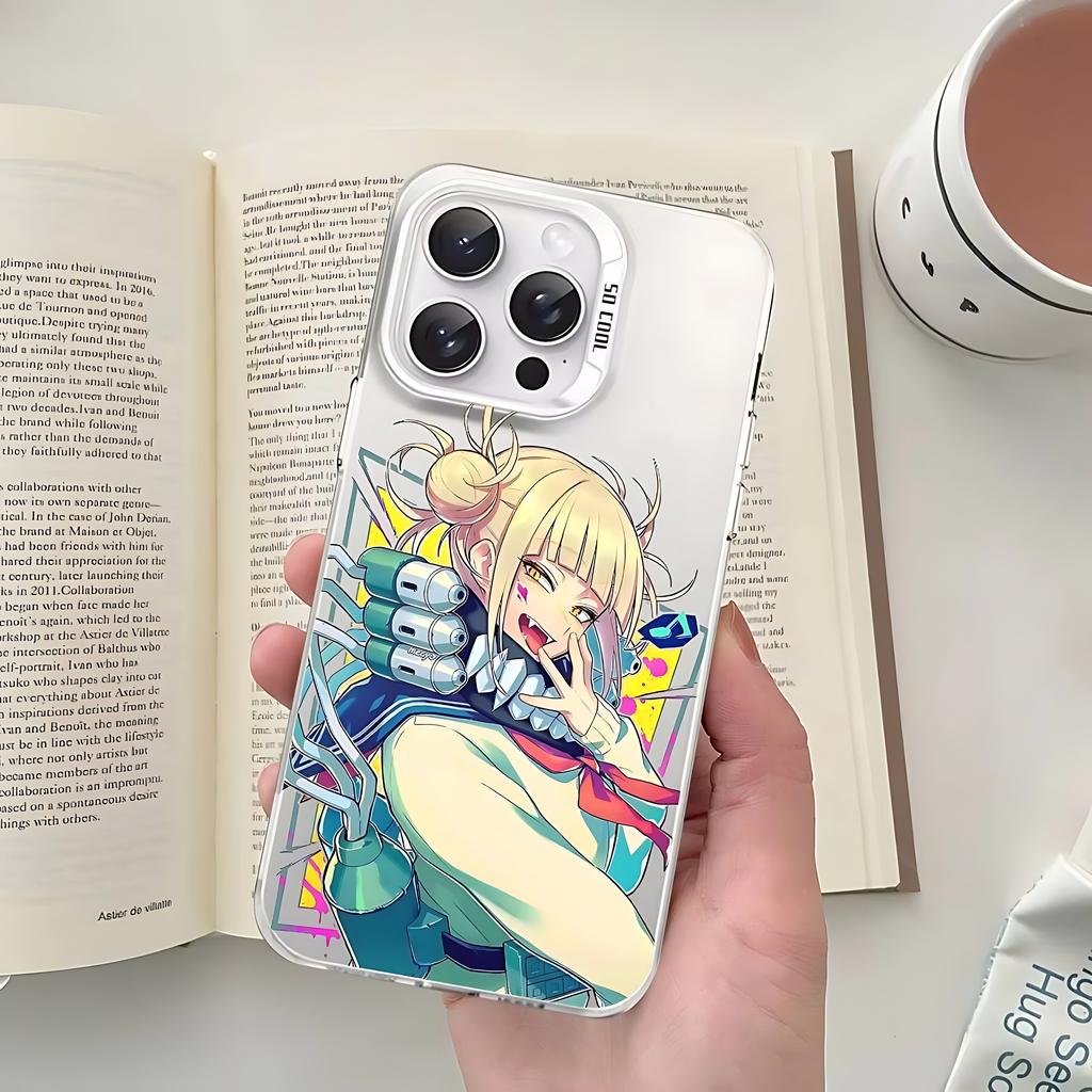 Anime Himiko Toga Cartoon Phone Case For iPhone 17 16e 16 15 14 13 12 11 Mini Pro Max XR XSMAX 8 7 Air Plus Anti Fall Back Cover