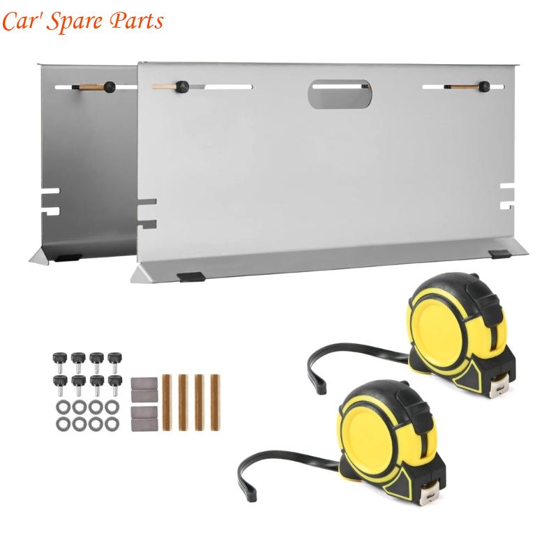 Y4UA Stainless Wheel Alignment Measurement Tool Toe Alignment Tool Plate Wheel Alignment Tool with Tape Measure for Car Truck China Mainland