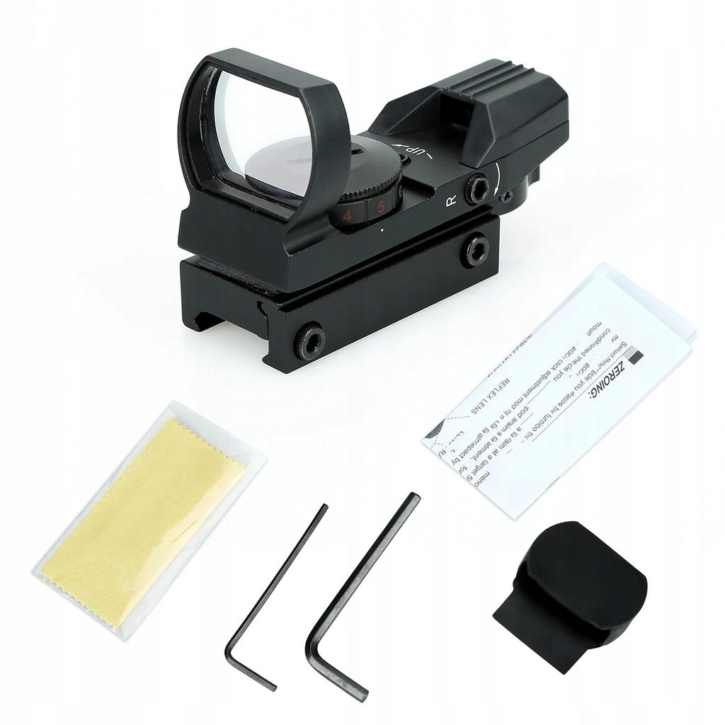 Red Dot Sight Picatinny 20Mm Asg Hunting Shooting 4 Patterns