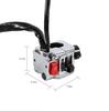 1 Pair Motorcycle 7/8" Handlebar Control Horn Turn Signal Light Switch For Honda
