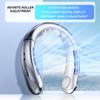 3000mAh Hanging Neck Fan Portable Bladeless Mini USB Rechargeable Mute LED Digital Display Electric Fan Summer Air Cooler New
