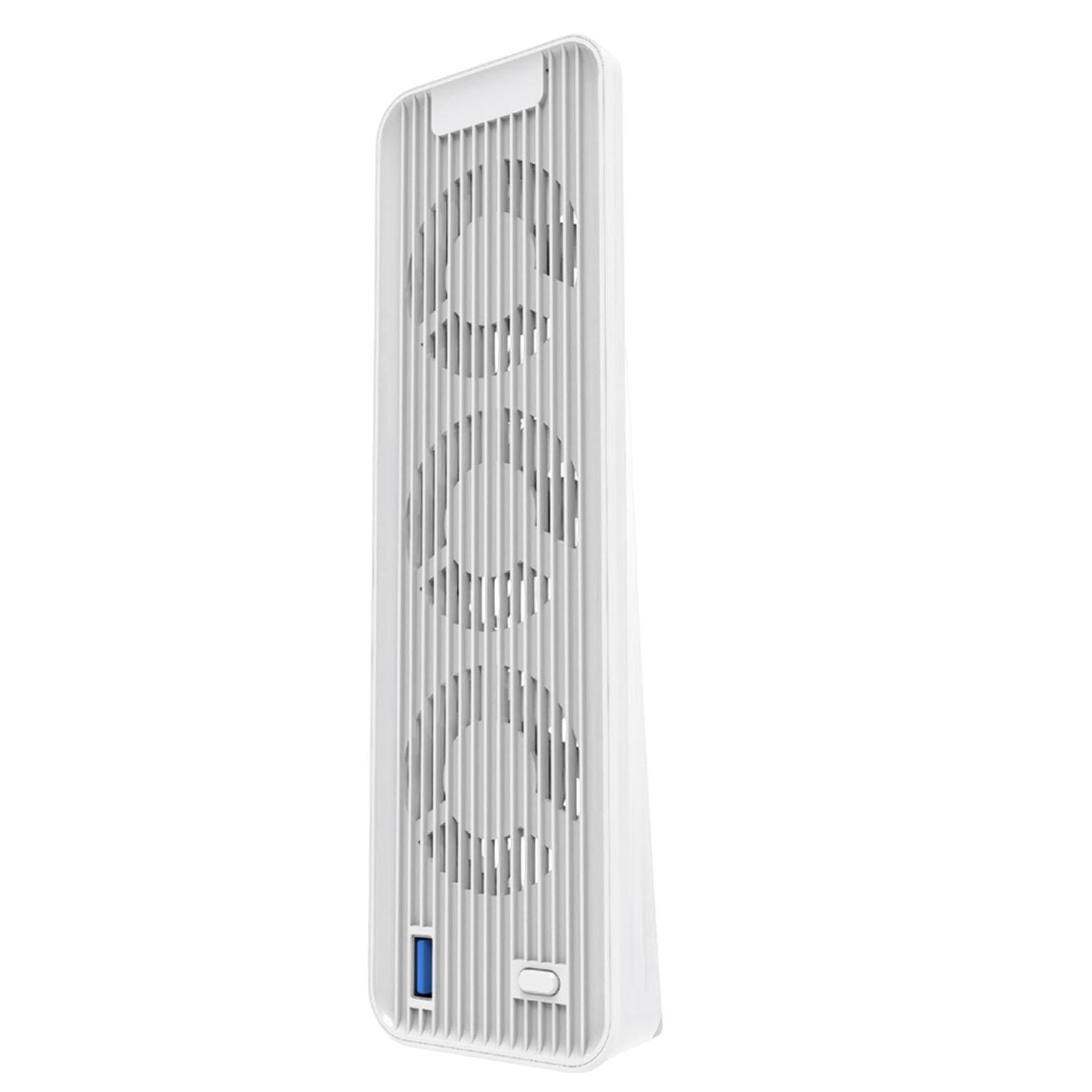 

Efficient Plug-in Cooling Fan for PlayStation 5 Slim Disc/Digital Quiet Cooling System with Light with Adjustable Speed белый