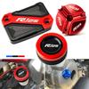 For YAMAHA YZF R125 YZFR125 2008-2025 Motorcycle CNC Cylinder Cover Front Rear Brake Fluid Reservoir Cap Oil Filler Cap YZF-R125
